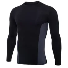 Весенние мужские Спортивные Компрессионные колготки для йоги спортивные футболки для фитнеса быстросохнущие топы для бега футболки для коррекции тела Футболки