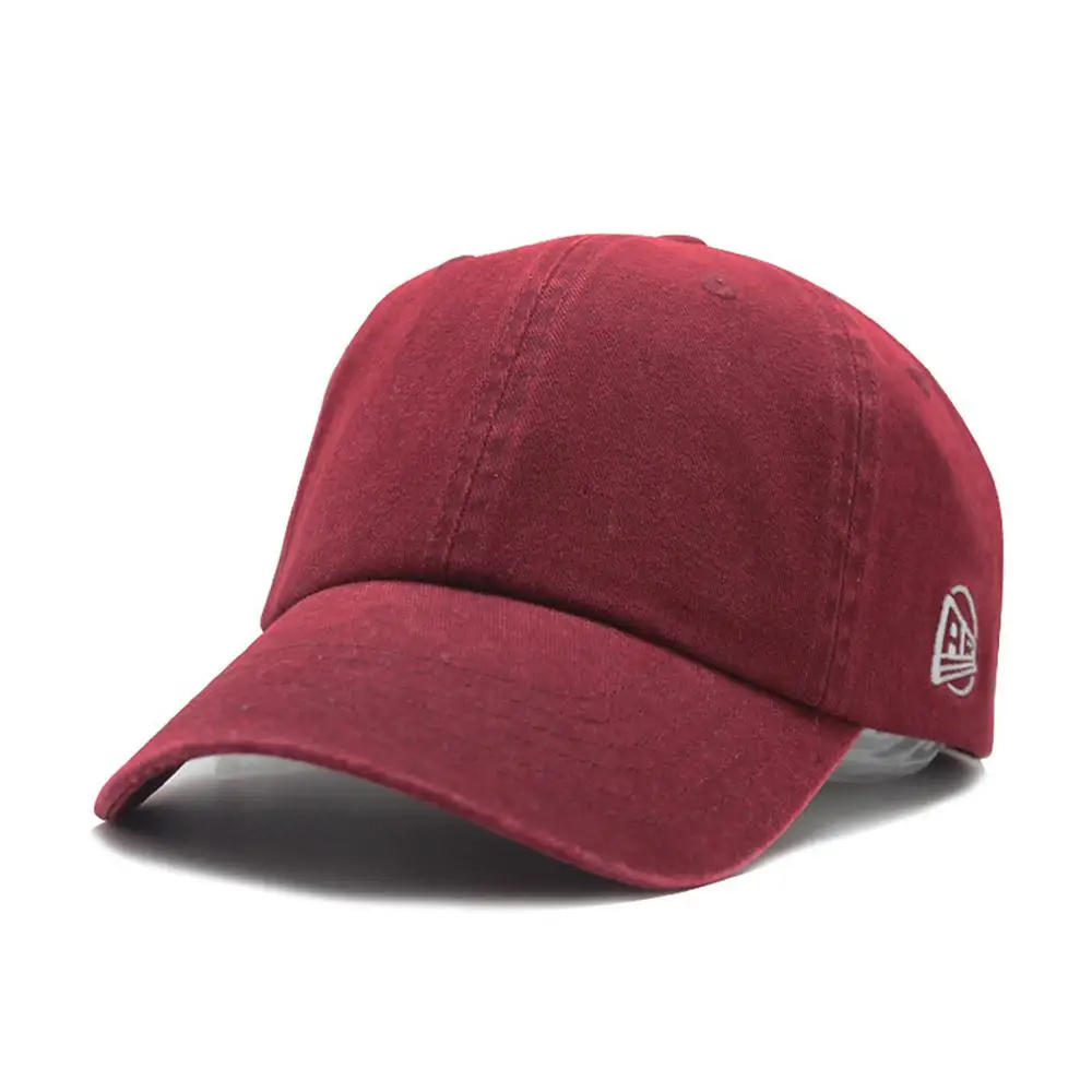 COKK, мытая хлопковая бейсболка, Мужская облегающая Кепка, Snapback, шапки для женщин, уличная Кепка, кепка для грузовика, Bone Gorras Casquette, винтажная Кепка для папы - Цвет: Red