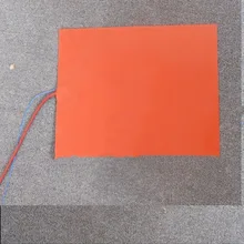 150x150 мм 110 Вт 220 В силиконовой резины Нагреватель с термистор нагревательный элемент 3D принтер Отопление кровать силиконовые нагрев