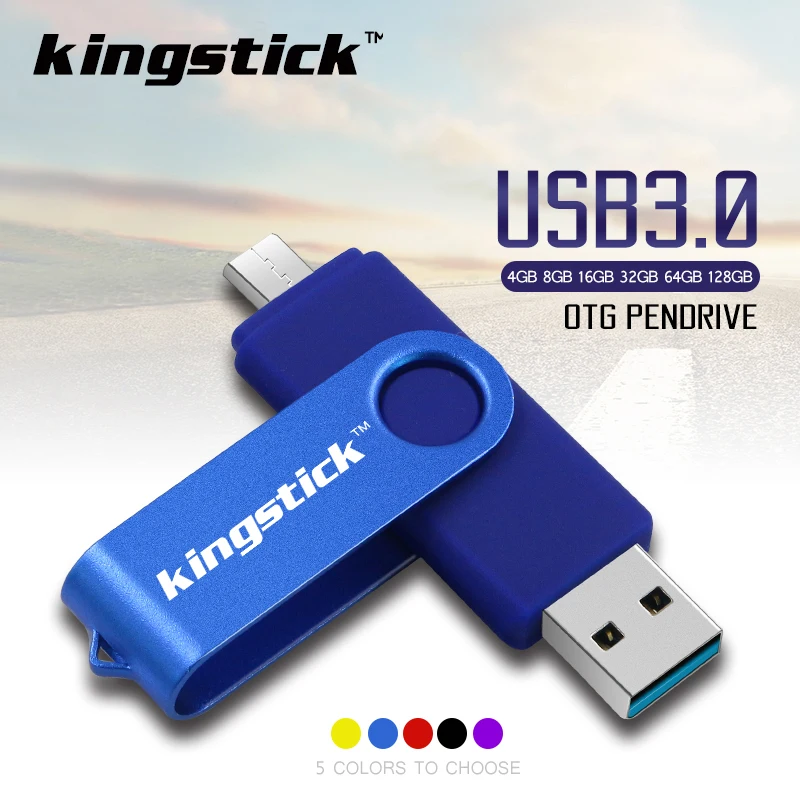 Высокое качество OTG USB 3,0 флеш-накопитель 32 Гб 64 Гб 128 ГБ USB флеш-накопитель 8 Гб 16 Гб ключ usb флешка Флешка для Android смартфона