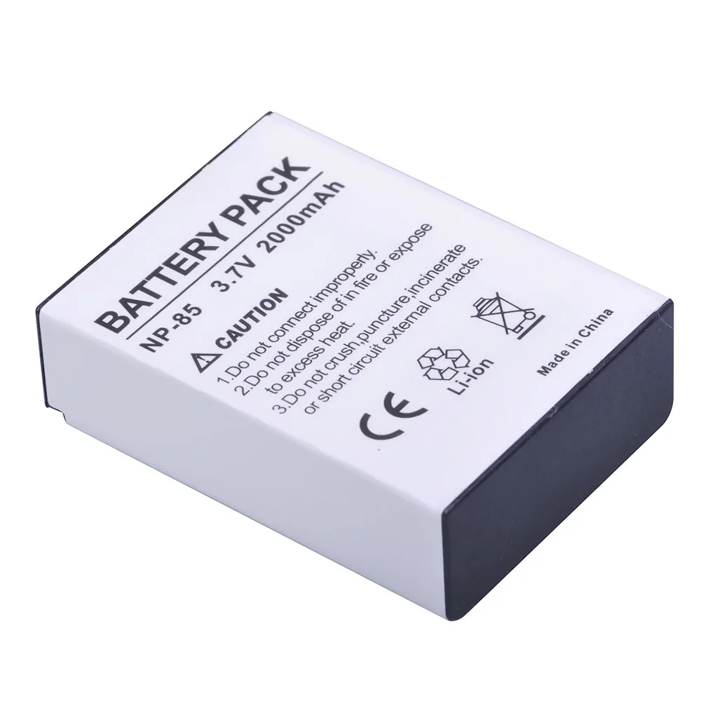 Kaufen DuraPro 2PC 2000mAh NP 85 NP 85 Kamera Batterie + LCD USB Ladegerät für Fujifilm FinePix S1 SL240 SL260 SL280 SL300 SL305 SL1000