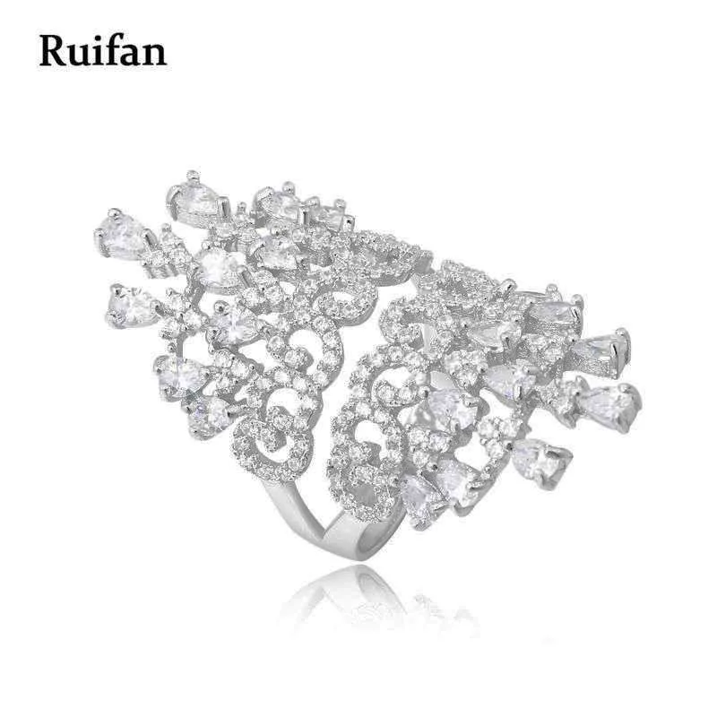 

Clearance Sale Top Quality Luxury Genuine 925 Sterling Silver Cubic Zircon Rings for Women Bohemian Jewelry Best Gifts YRI002