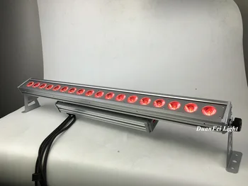 

High quality outdoor led wall washer rgbw led wall wash dmx bar wall washer 18x10w
