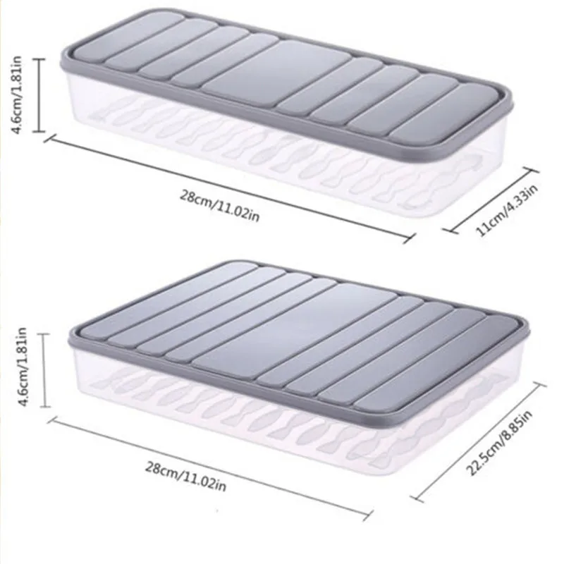 Кухонный ящик для хранения пластиковая еда в холодильнике ящик для хранения яиц с крышкой контейнер Органайзер держатель пельменей прозрачный чехол