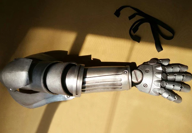 Customize Fullmetal Alchemist Edward Elric Automail Cosplay Right Arm Armor