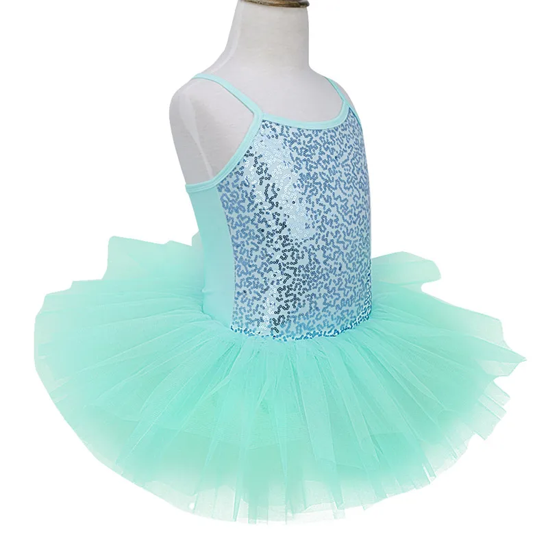 TiaoBug/Детский костюм феи балерины без рукавов для выпускного бала; балетное платье-пачка с блестками для девочек; гимнастическое трико; детская Одежда для танцев