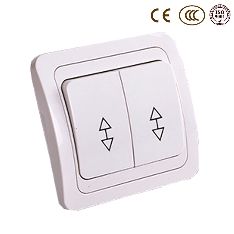 

COSWALL EU / Russia Standard Wall Switch, 2 Gang 2 Way, Ivory White, Light Switch, AC 110~250V