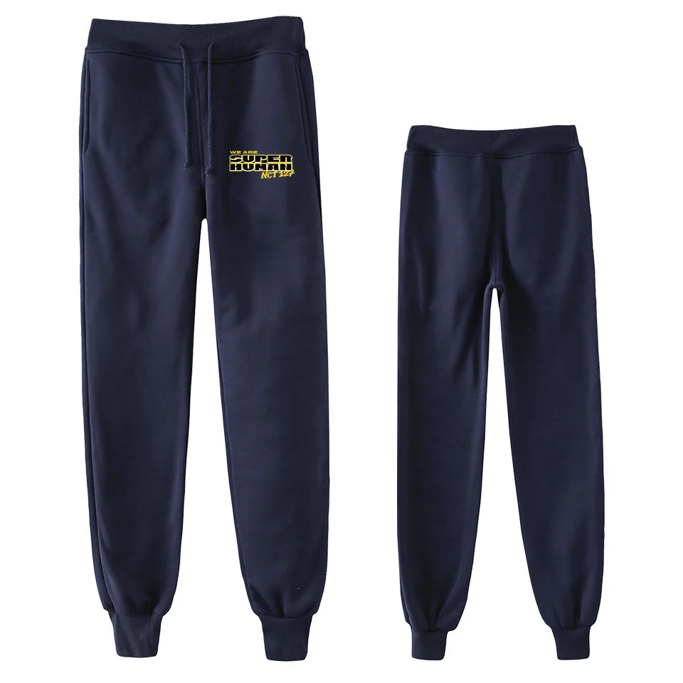 

NCT 127 WE ARE SUPERHUMAN ankle banded pants Kpop Leisure style 2019 New Movement High quality Men/women Harajuku Jogger pants