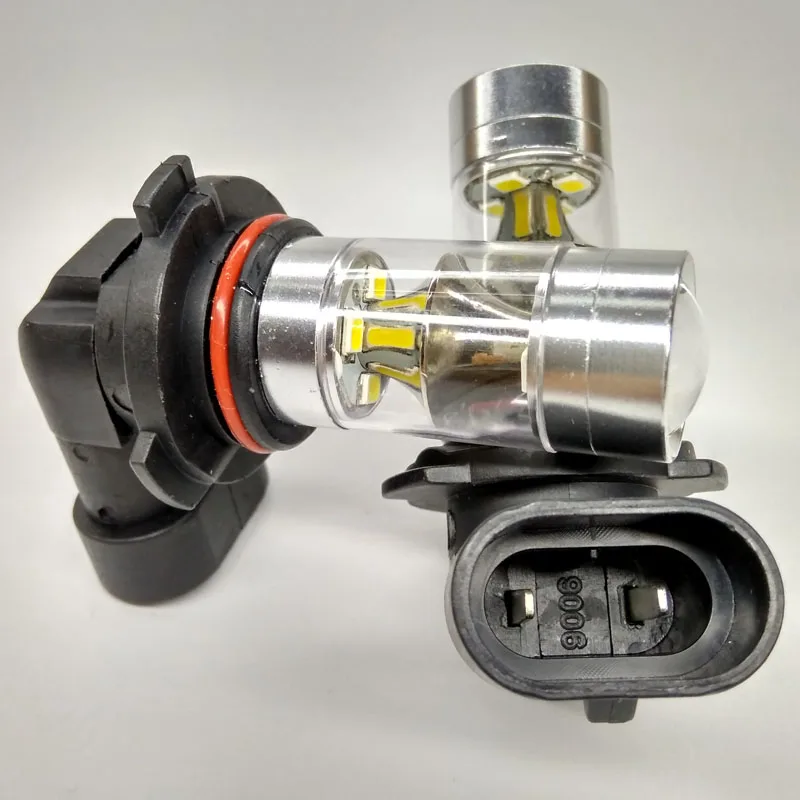 1 пара 2 шт. Автомобильные светодиодные 9006 Противотуманные фары 12 SMD 6000K DC12V 360