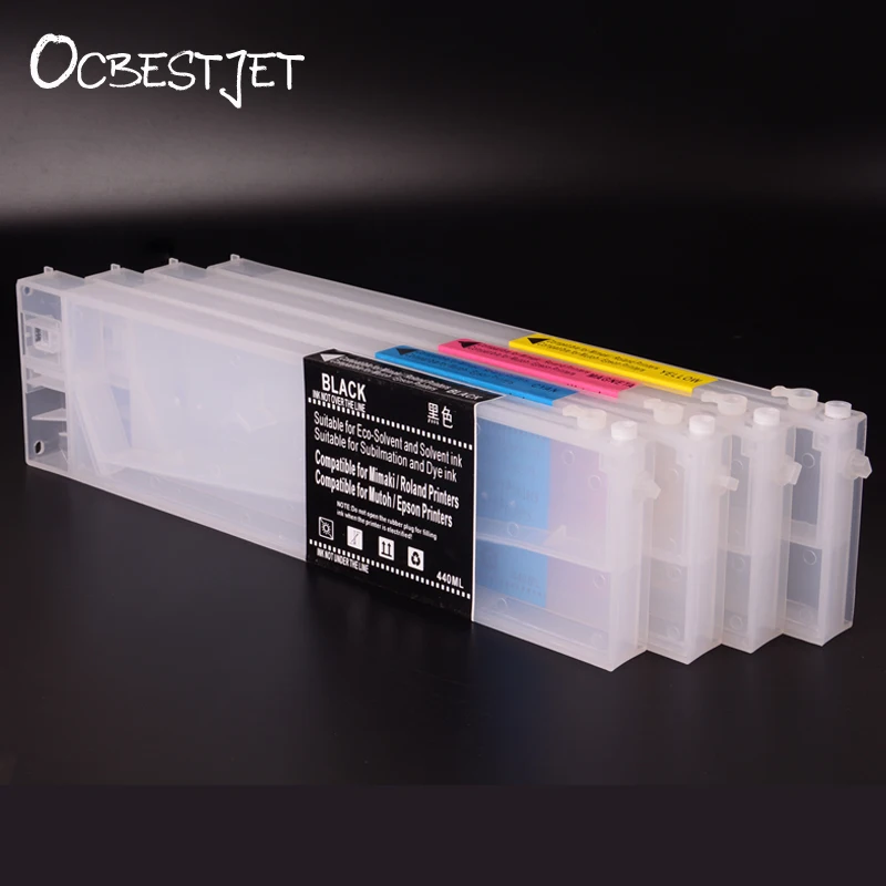 

Empty Refillable Ink Cartridge For Roland VP-540I VP-300I SP-540I SP-300I Printer In 220ML In 4 Color