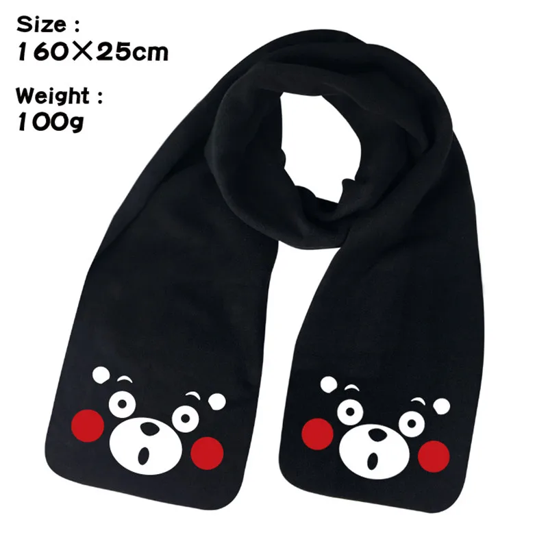Kumamon Bear Anime Winter Men Women Unisex Warm Shawl Scarf Soft Wrap