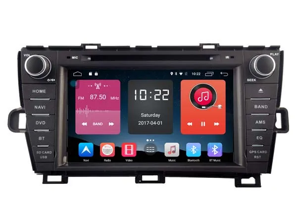 Android 6 0 CAR Audio DVD player FOR TOYOTA PRIUS gps car Multimedia head device unit