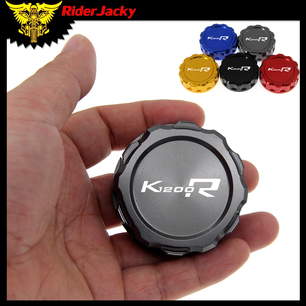 

CNC Motorcycle Rear Brake Master Cylinder Reservoir Cover Cap For BMW K1200R K1200 R K 1200 R 2004-2009 2005 2006 2007 2008 09