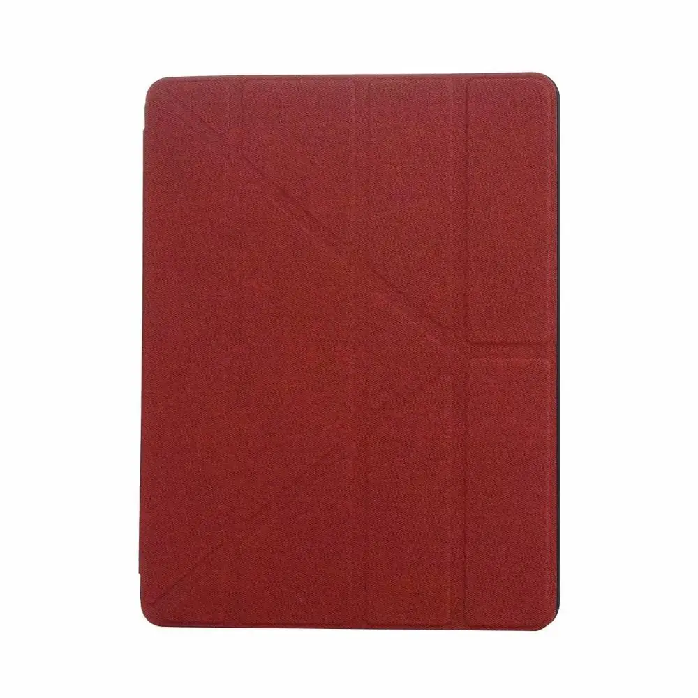 PU для iPad5/6 Air 2 кожаный чехол Magentic Smart для iPad 9,7 A1822 A1823 A1893 Мягкий защитный чехол+ ручка - Цвет: Красный