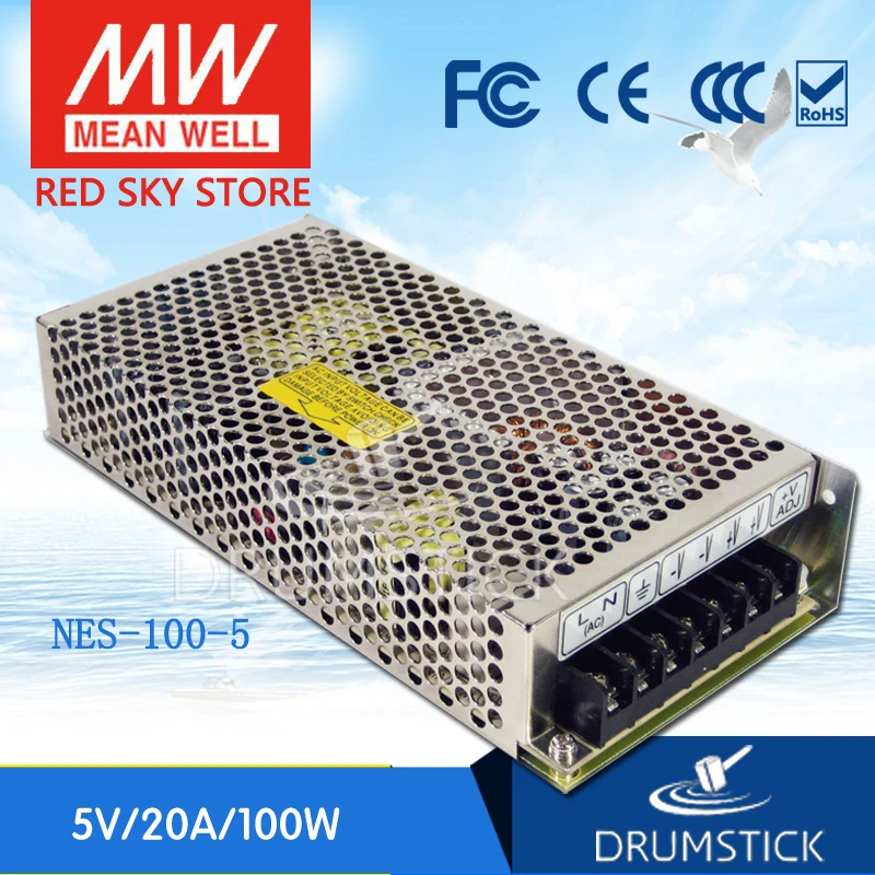 

Special offers MEAN WELL NES-100-5 5V 20A meanwell NES-100 100W Single Output Switching Power Supply