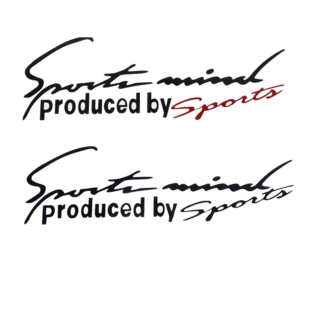 SPORTS MIND Logo Car Stickers DIY Decal Reflective Graphic Stickers car
