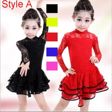 Латинское платье для танцев для Девочка Дети платье для латиноамериканских танцев бальное платье Танго, Самба, сальсы, латинских танцев; одежды для конкурса танцов латиноамериканских танцев вечерние платья