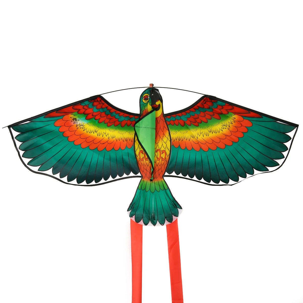 price reduction  Mayitr 1Pc 1.1M Parrot Kite Family Outings Outdoor Fun Sports Kids Kites Flying Toys For Children K