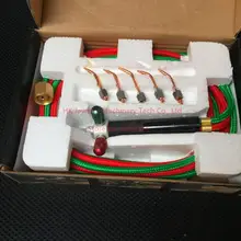 Переносная газовая Сварочная горелка микрогорелка на Бутане с 5 наконечниками маленький фонарь Смит