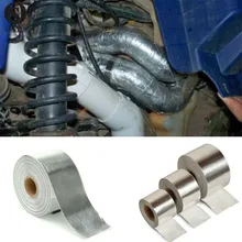 Cool Tape Roll Exhaust Aluminized fiber Heat Wrap Barrier Motorcycle CAR Motocross ATV UTV