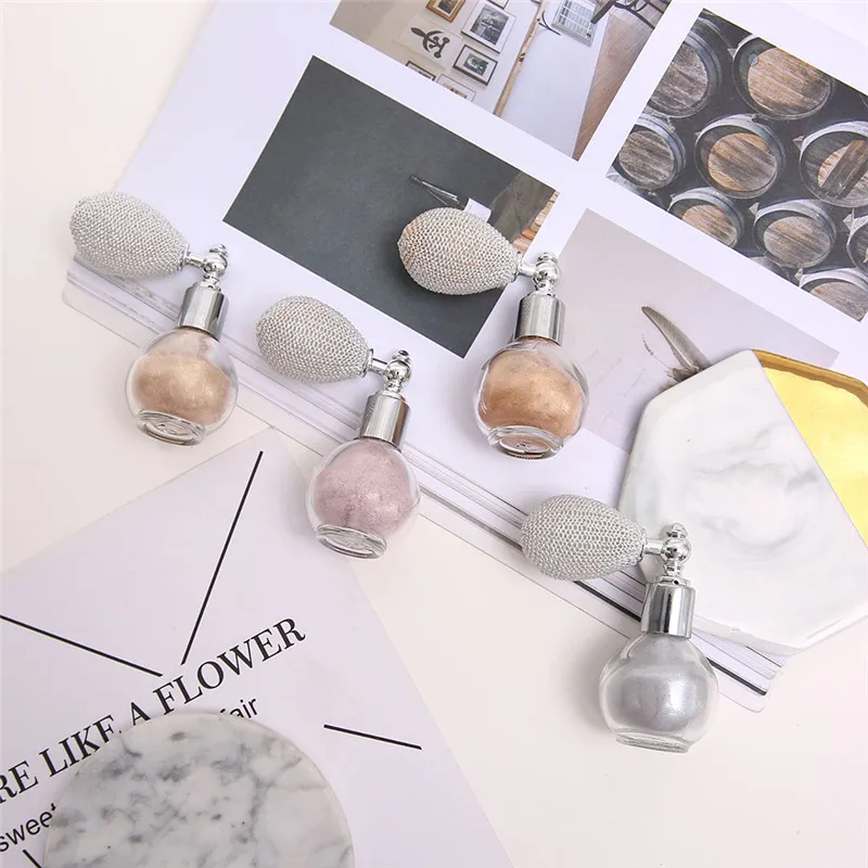 

2019 Women Fashion Highlighter Diamond Air Bag Powder Powder Fragrance Powder Fantasy High Light Glitter cosmetic Health Beauty