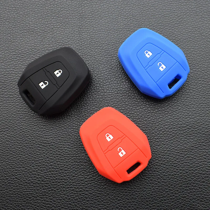 10 units Silicone rubber car key cover case for For ISUZU DMAX D-MAX MUX TRUCK UTE 2 button remote shell protected | Автомобили и