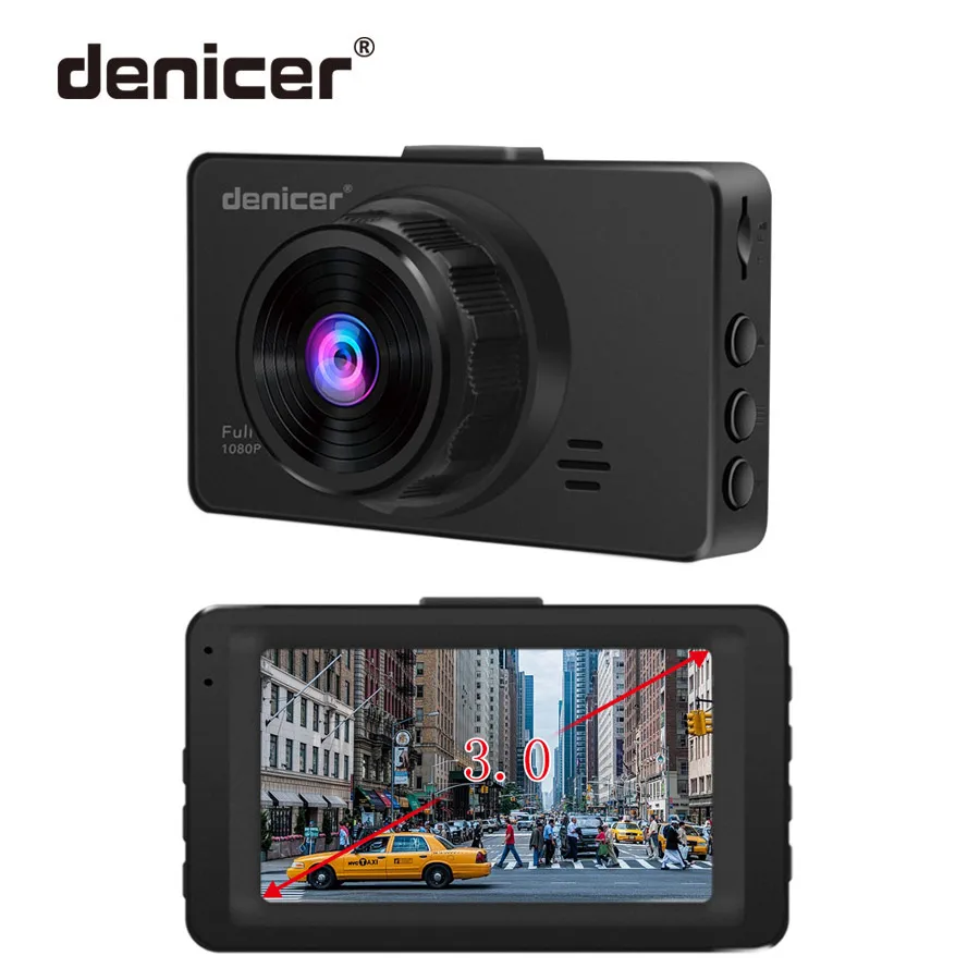 2019 1080 P Автомобильный dvr denicer HDMI Dashcam Full HD DVRs Ночное Видение Двойной ясно стрелять