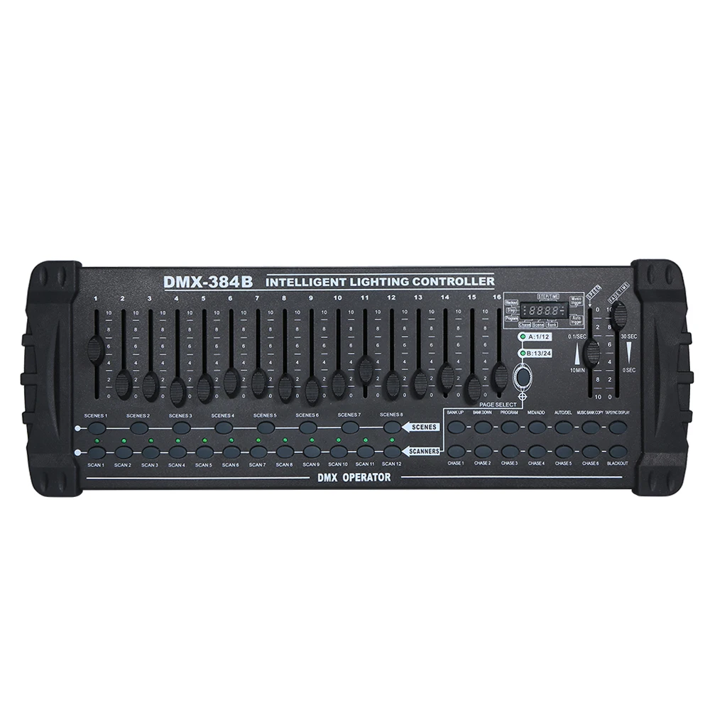 

USB Charging AC110-240V Mini 384Channels Controller Console Stage Lighting Operator Equipment Port Party Bar Pub DJ Club Concert