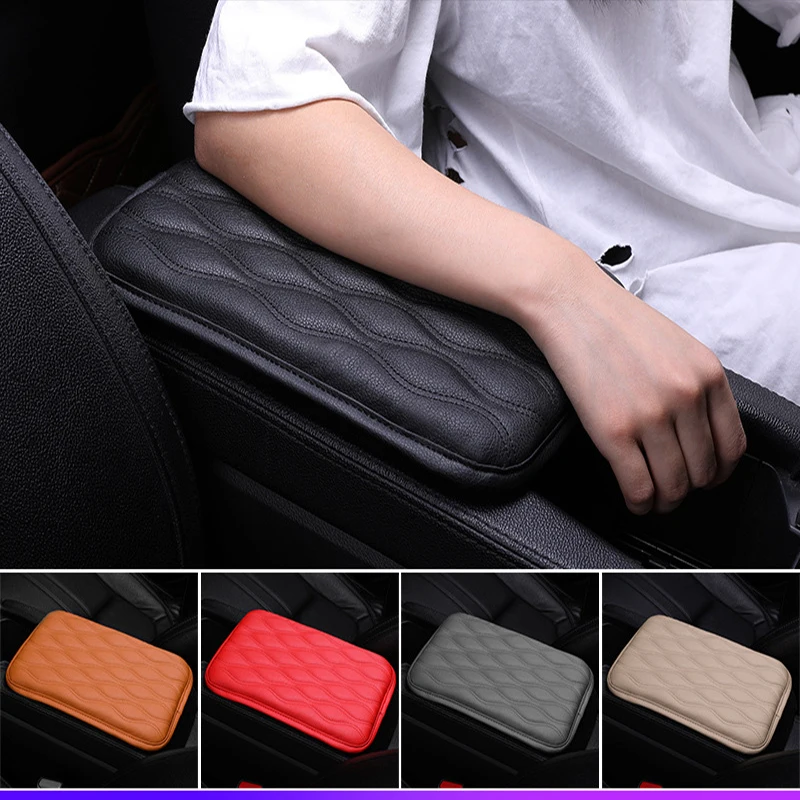 

Car Door Armrest Leather Driver Arm Protective Pad Mat For Hyundai Solaris Tucson I30 IX35 I20 Accent Santa Fe Citroen C4 C5 C3
