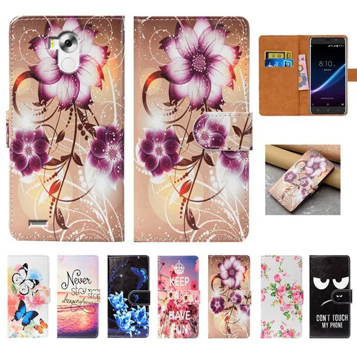 

For Blackview R6 Case High Quality Pu Leather 5.5" Print Flip Wallet Case Back Cover Book Case For Blackview R6 Case