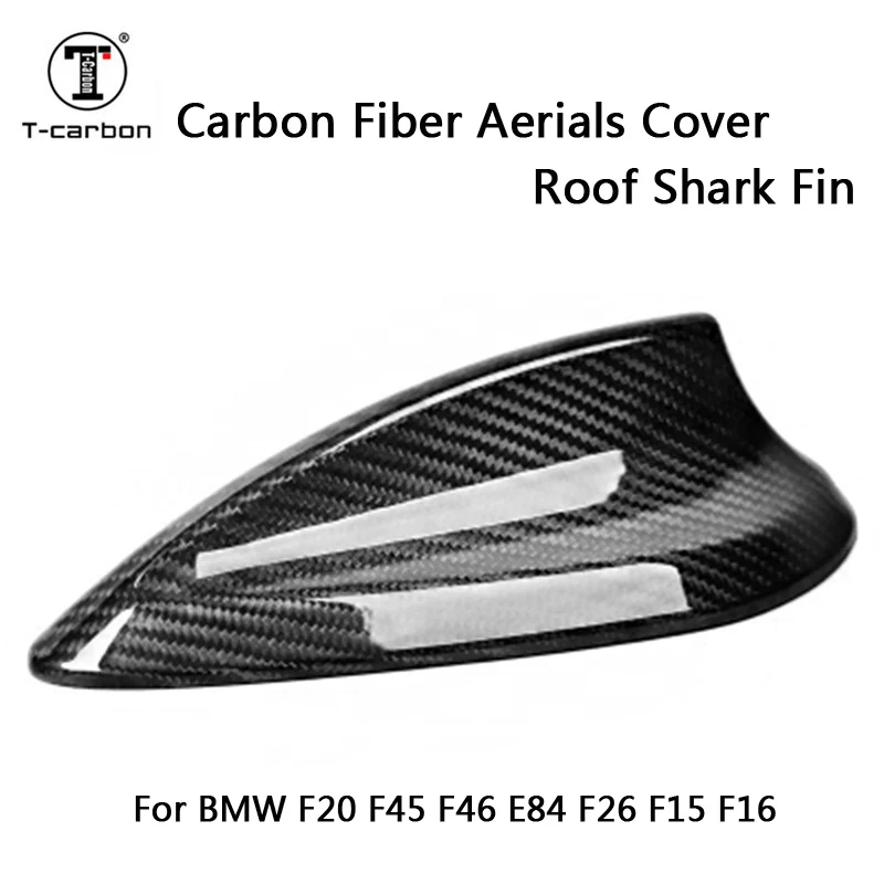 

For BMW 2013 2014 2015 2016Carbon Fiber Antenna Aerials Cover Roof Shark Fin Trim