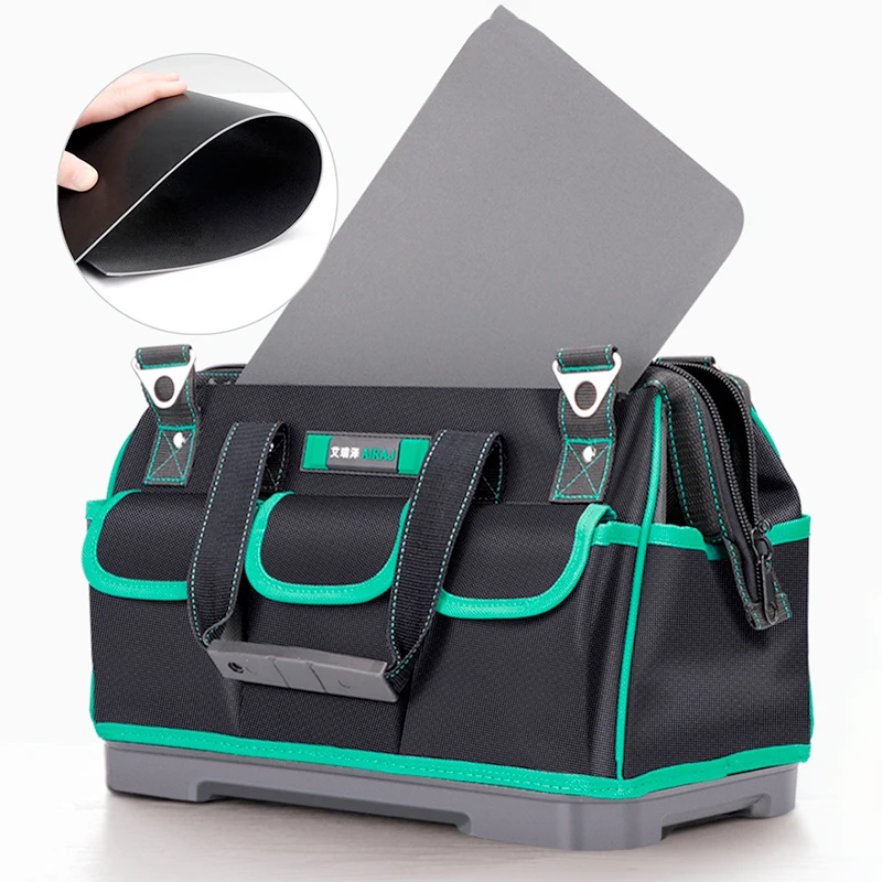 Ceny Torba na narzędzia AIRAJ 2020, proste klasyczne Upgrade flagowy gruby wodoodporny dużej pojemności wielofunkcyjny elektryk torby