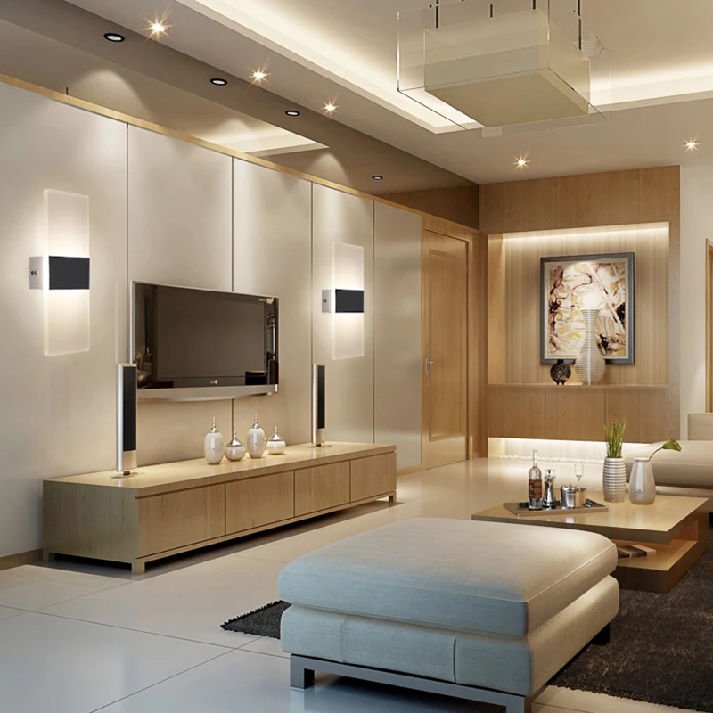  LED Wall Light 220V 110V Bedroom Bedside Light Living Room Balcony Aisle Wall Lamp Corridor Wall Sc - 32860883445