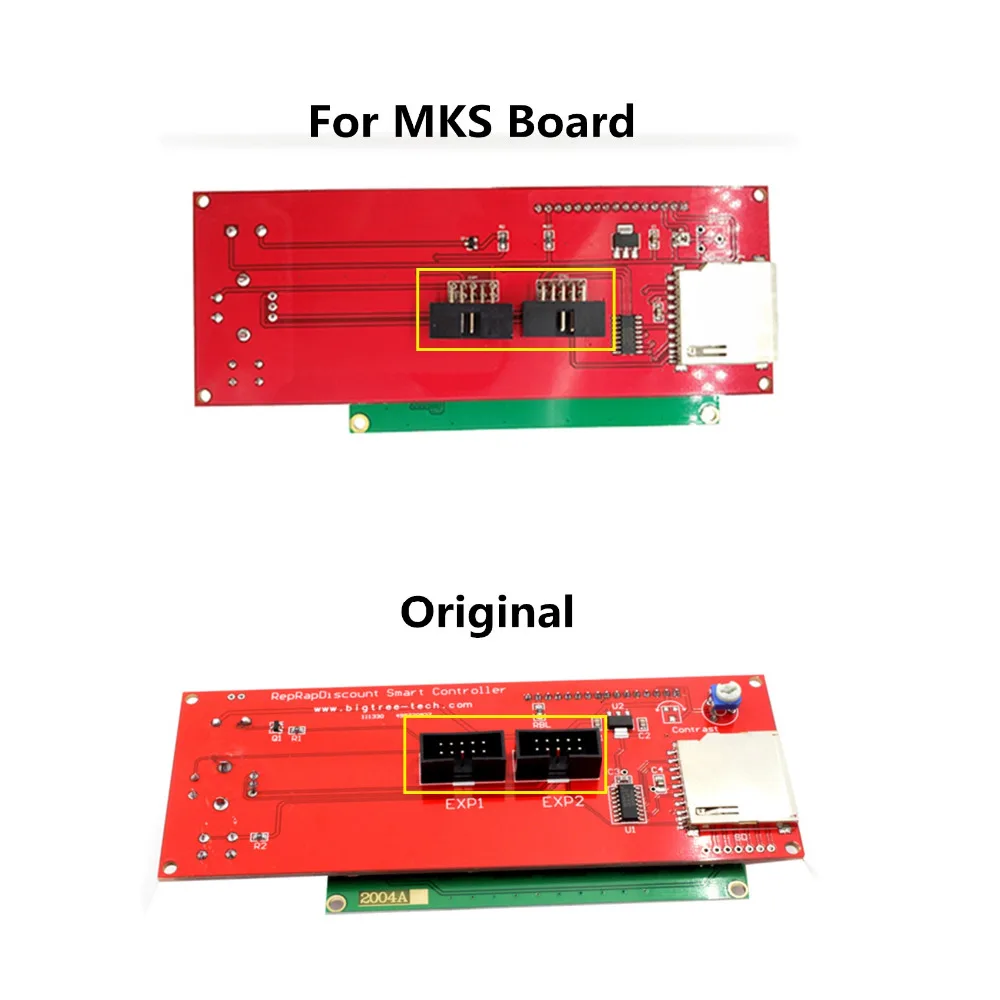 LCD2004 3D طابعة شاشات LCD وحدة عرض الأصلي LCD 2004 شاشة Ramps 1.4 لوحة ال سي دي جيد التوافق/المتانة/الاستقرار