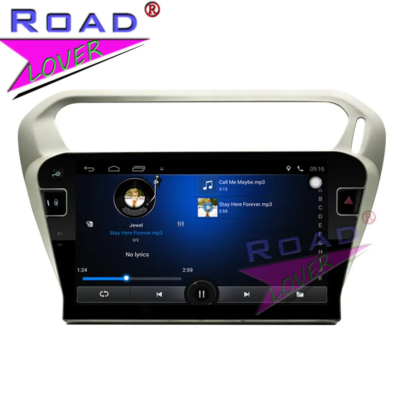 Excellent TOPNAVI Android 6.0 2G+32GB 10.1" Quad Core Car PC Head Unit Player For Peugeot 301/Elysee Stereo GPS Navigation Audio NO DVD 3G 4