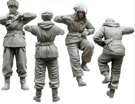 1/35 статуэтка в виде Пособия по немецкому языку Stug Crew 2 шт./компл. модель Наборы