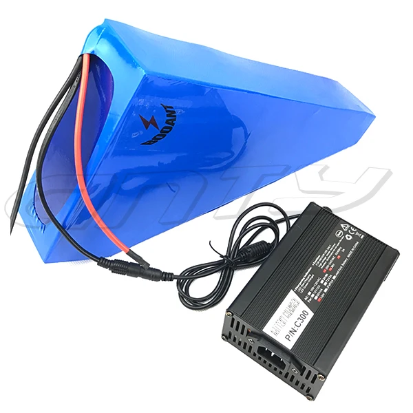 Discount Triangle Lithium Battery 60V 35Ah Electric Bike Battery for SANYO 18650 cell 1500W 2500W 16S 10P 60V E-bike Battery with a bag 3 Discount Triangle Lithium Battery 60V 35Ah Electric Bike Battery for SANYO 18650 cell 1500W 2500W 16S 10P 60V E-bike Battery with a bag 3