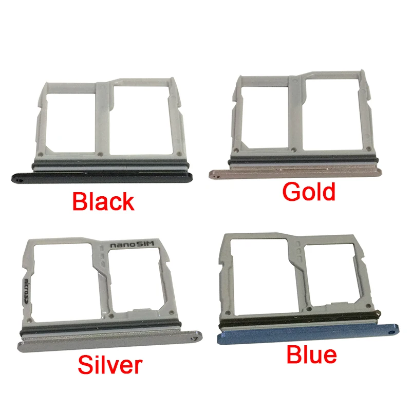 

4Colors Sim Card Tray Micro SD Memory Card Slot for LG G6 US997 VS988 Nano Sim Card Holder Waterproof Container Replacement Part