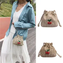 ISHOWTIENDA сумки для женщин сумки через плечо модное на одно плечо шнурок Сумочка для пышек ; Прямая поставка; Bolsa de ombro das mulheres# Y3