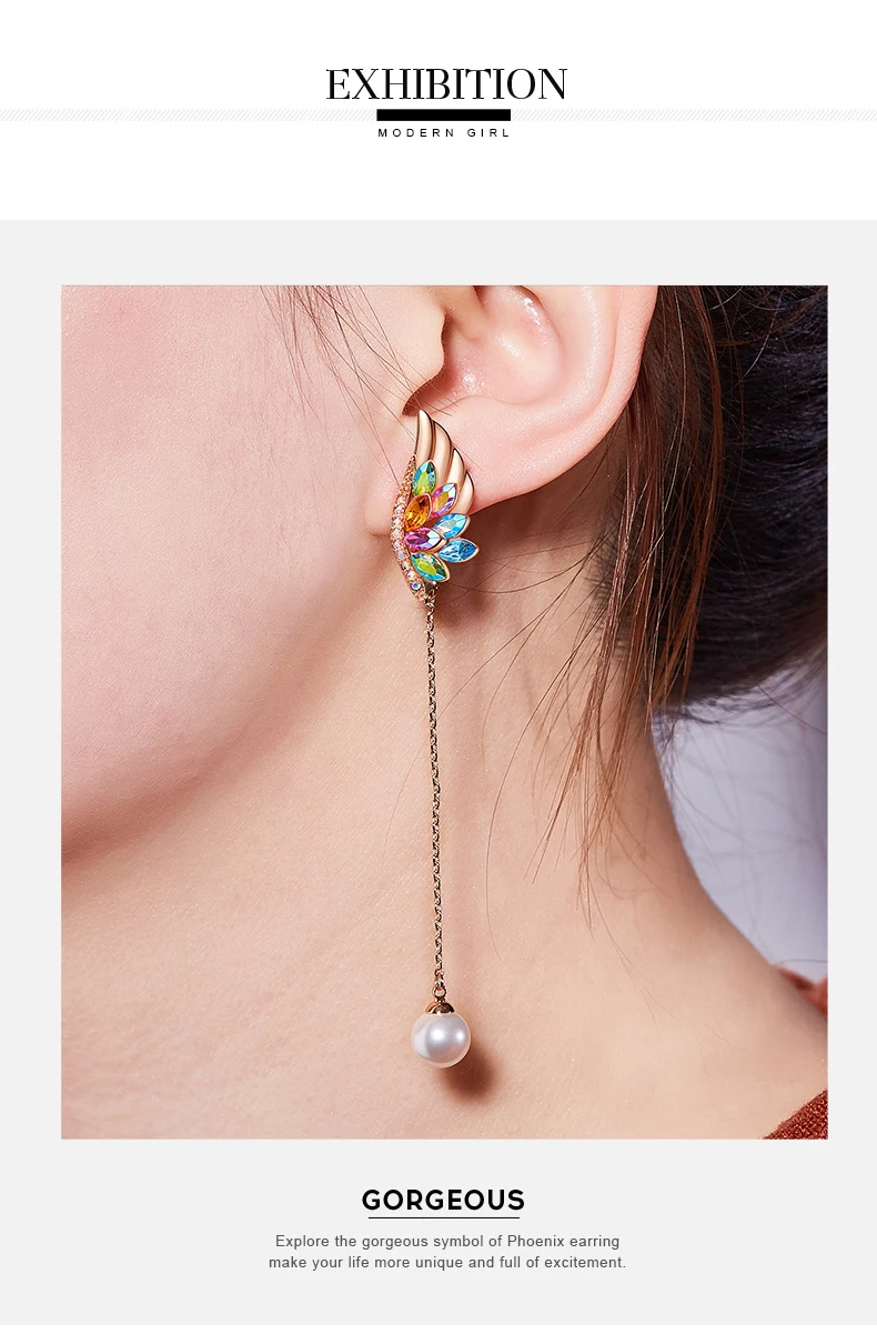 Women's Angel Wings Stud Earrings (8)