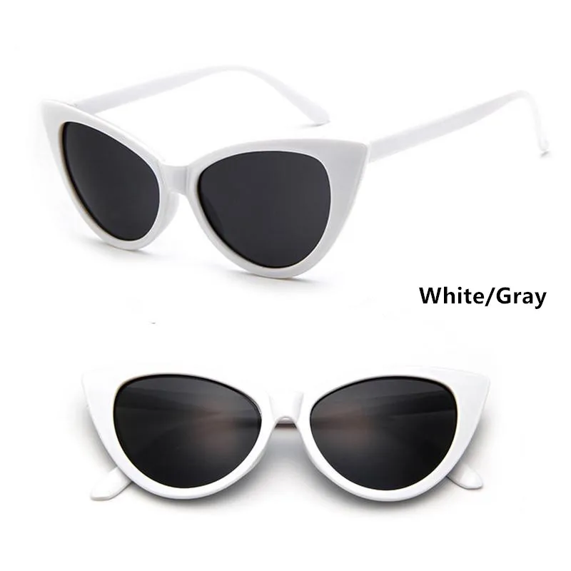 Сексуальные солнцезащитные очки "кошачий глаз", Ретро стиль, Винтажные Солнцезащитные очки, женские солнцезащитные очки "кошачий глаз", стильные брендовые дизайнерские очки, UV400