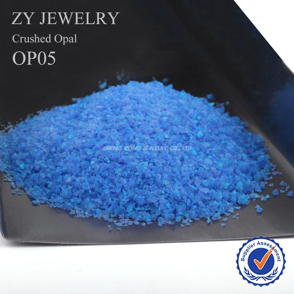 

(50 gram/lot) Wholesale /OP05 Synthetic opal crushed for nail opal power