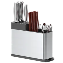 Stainless steel knife rack high quality chopstick cage fork shelves spoon holder reinforced kitchen supplies cutlery organizer