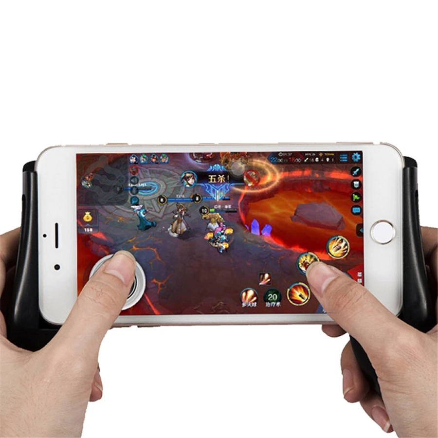 Goedkoop Game Houder voor Mobiele Telefoon Game Joystick Met Uitgebreide Beugel Draagbare voor Iphone Xiaomi Samsung 4.5 tot 6.5 inch smart Telefoon