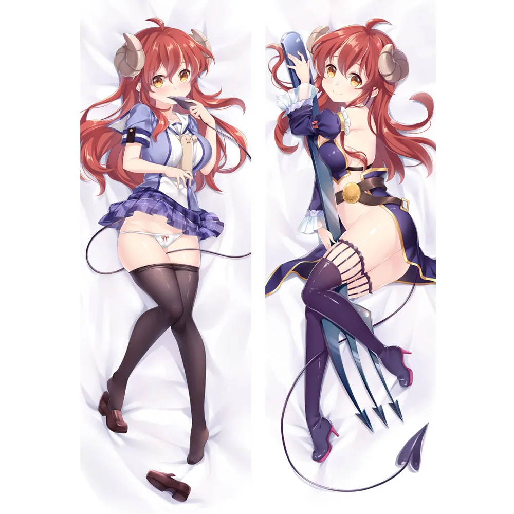 Аниме JK Manga Machikado Mazoku уличный уголок демон Юко Yoshida Dakimakura Сексуальная декоративная подушка тело Чехол для подушки Декор кровати - Цвет: 35x100cm Peach Skin