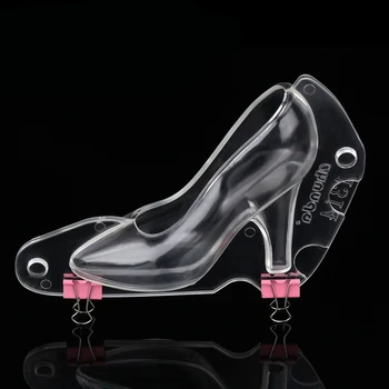 

Big High Heel Shoes Polycarbonate PC Chocolate Candy Mould Bundle 3D Molding Instructions Fondant Cake Mold E848