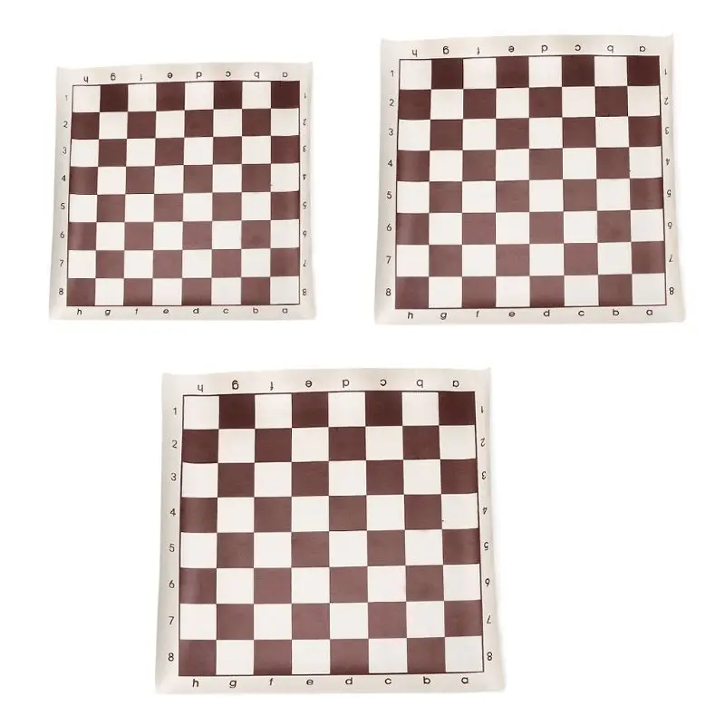 

Portable Imitation Leather International Chess Chessboard Roll Board Game Gift