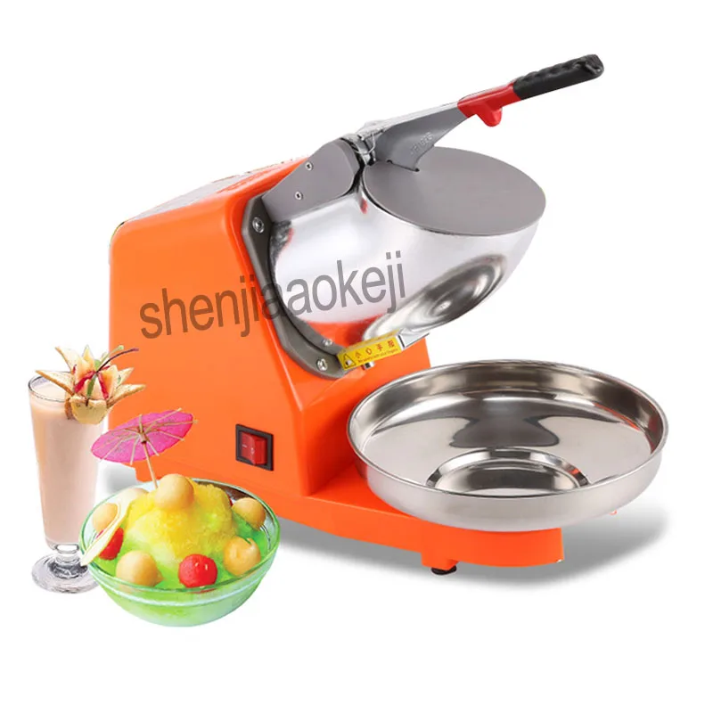 220v 380w Commercial Electric ice crusher milk tea shop restaurant sand ice shaved machine Household Ice crushing machine