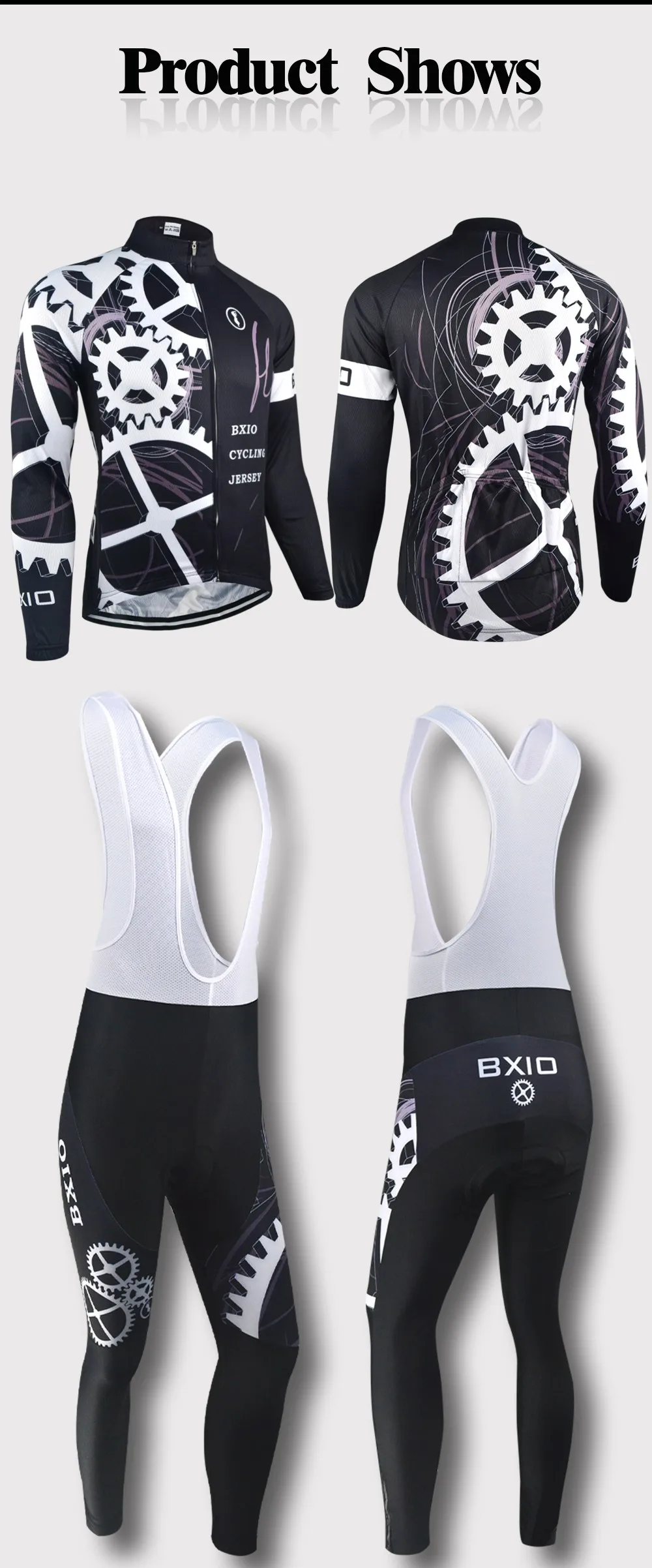 BXIO с длинным рукавом Велоспорт Джерси наборы Зимние Мужские Pro Тур гоночная велосипедная одежда Uniformes De Ciclismo Para Hombre 080