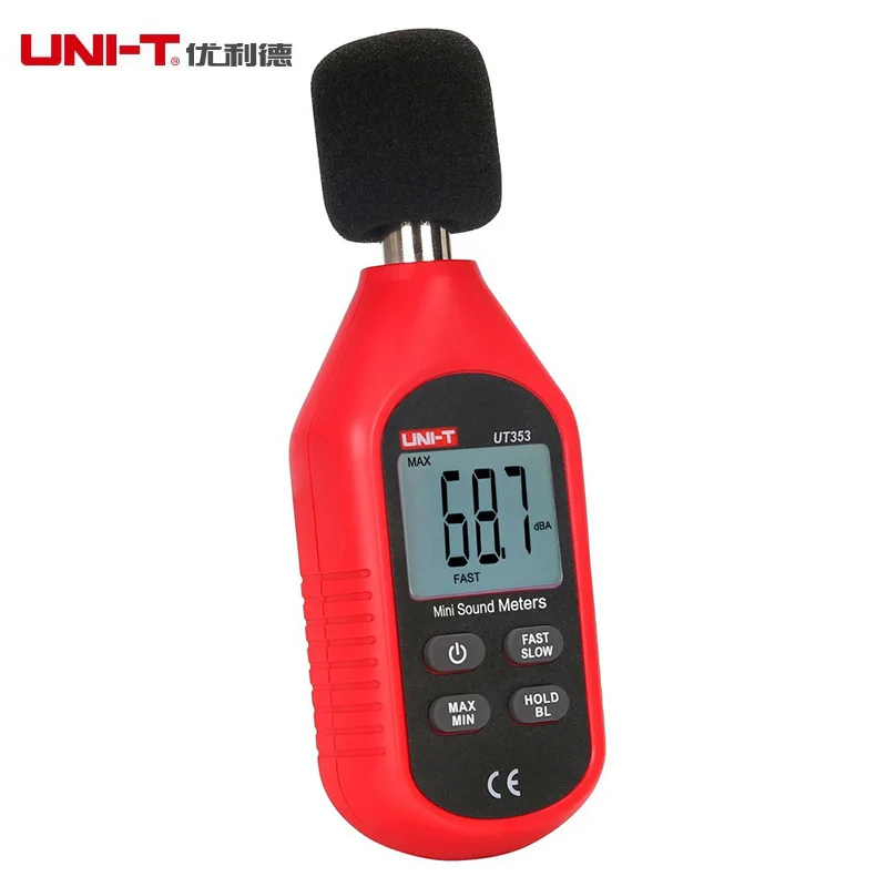 

Digital Mini Sound Level Meter 30-130dB with Battery Noise Decibel Monitor Sound Tester Metro Noise Level Measurement